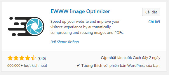 plugin tối ưu hóa hình ảnh wordpress